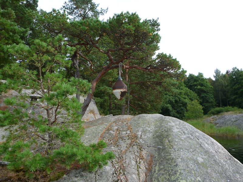 Baumschmuck auf der Insel.