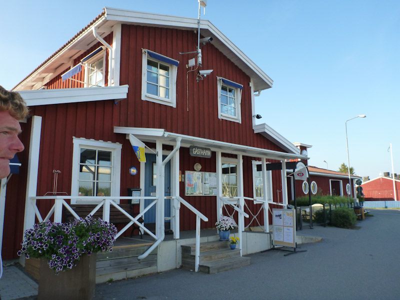 Das Hafenmeisterhäuschen.