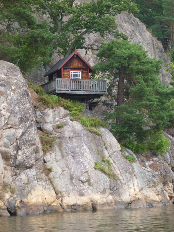 Wir entdecken immer wieder tolle Hütten.