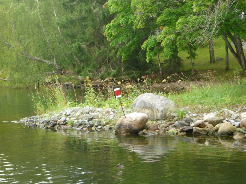 An die Seezeichen müssen wir uns ein wenig gewöhnen...