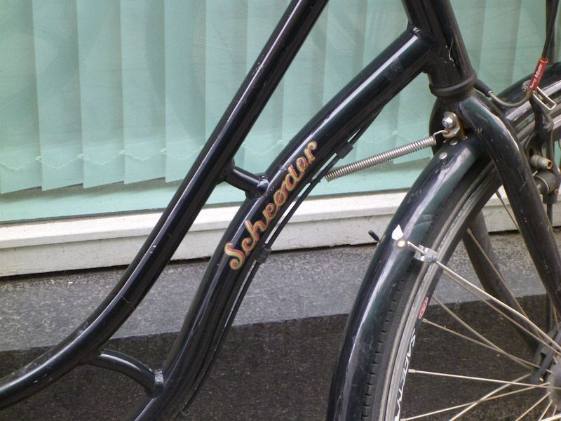 Ein Fahrrad von "Schröder".