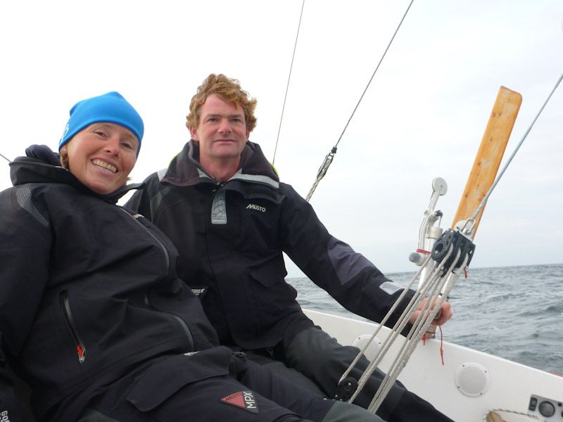 Der Wind lässt nach und es ist schönes Segeln.