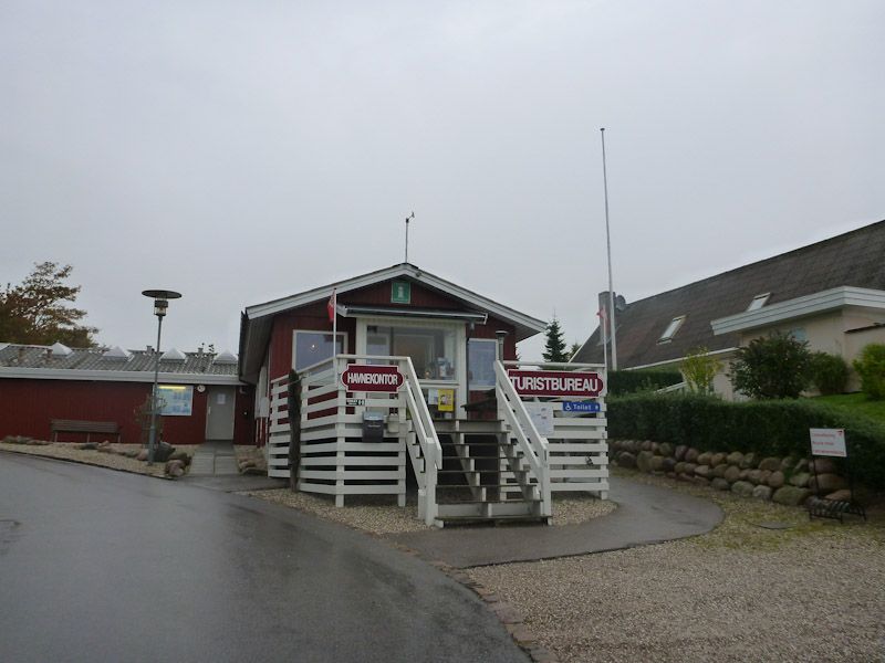 Das Büro vom Hafenmeister - verlassen.