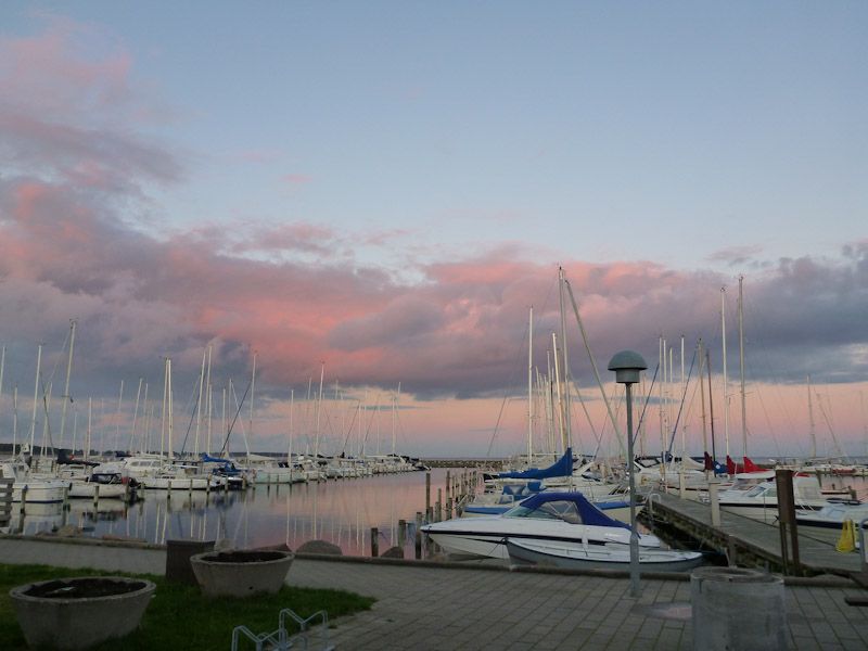 Abendstimmung im Hafen.