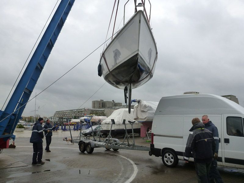 Der Trailer wartet schon.